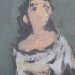 MOSHE MOKADY, Portrait of a Girl (Recto) / Study for figures (Verso)