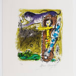 MARC CHAGALL, When Abdullah got the Net Ashore…, from: Four Tales from the Arabian Nights, 1948