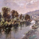 KARL HEFFNER, River Landscape