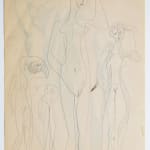 ERNST LUDWIG KIRCHNER, Two Standing Nudes/ Four Figures | Zwei Stehende Akte / Vier Figuren, circa 1932-34