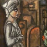 BÉLA KÁDÁR, Woman with Blue Necklace, circa 1930