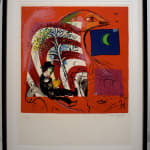 MARC CHAGALL, When Abdullah got the Net Ashore…, from: Four Tales from the Arabian Nights, 1948