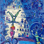 MARC CHAGALL, When Abdullah got the Net Ashore…, from: Four Tales from the Arabian Nights, 1948