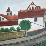 DAVID RADOVANITZ, Village in the Spring, 1968