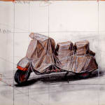 CHRISTO, Wrapped Vespa (Project) 1963-64, 2009