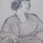 FRIGYES STROBENTZ, Woman sitting in a Chair