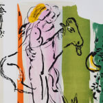 MARC CHAGALL, When Abdullah got the Net Ashore…, from: Four Tales from the Arabian Nights, 1948