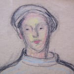 HENRYK BERLEWI, Woman with Long Hair, 1955