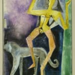 JACOB GILDOR, Woman in a Bar, ca. 1980