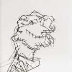 FRANK AUERBACH, Julia Asleep, 2001