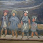 MICHEL ADLEN, Children at the Pier, 1958