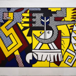 ROY LICHTENSTEIN, American Indian Theme VI, from: American Indian Theme, 1980