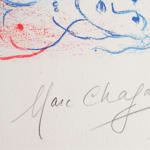 MARC CHAGALL, When Abdullah got the Net Ashore…, from: Four Tales from the Arabian Nights, 1948