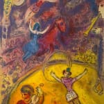 MARC CHAGALL, When Abdullah got the Net Ashore…, from: Four Tales from the Arabian Nights, 1948