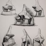 HENRY MOORE, Woman's Head, 1981