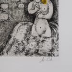 MARC CHAGALL, When Abdullah got the Net Ashore…, from: Four Tales from the Arabian Nights, 1948