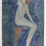 JACOB GILDOR, Woman in a Bar, ca. 1980