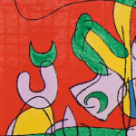 JOAN MIRÓ, Figure with Arrow | Personnage à la flèche noire, 1977