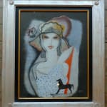 BÉLA KÁDÁR, Woman with Blue Necklace, circa 1930