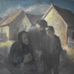JAKOB STEINHARDT, Jewish Family | Wintery Swiss Town, ca. 1920