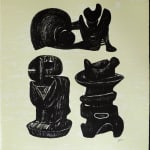 HENRY MOORE, Woman's Head, 1981