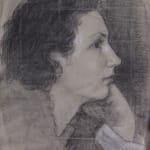 PETER SZÜLE H, Side Portrait of a Woman.