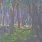 CONSTANTIN KOUSNETSOFF, Forest Clearing and Sunset, ca. 1899