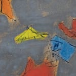 LYONEL FEININGER, Three Figures with Umbrellas, ca. 1954