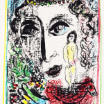 MARC CHAGALL, When Abdullah got the Net Ashore…, from: Four Tales from the Arabian Nights, 1948