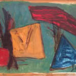 MARCEL JANCO, Lake Kinneret (Sea of Galilee), ca. 1950