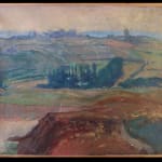 CONSTANTIN KOUSNETSOFF, Forest Clearing and Sunset, ca. 1899