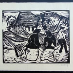 KARL SCHMIDT-ROTTLUFF, Animated Autumn Landscape | Bewegte Herbstlandschaft, 1967