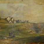 UNKNOWN ARTIST, View of a town on the coast