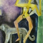 JACOB GILDOR, Woman in a Bar, ca. 1980