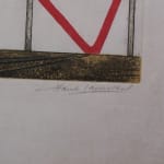 HANK LAVENTHOL, Surrealistic Composition with Woman's Breast and Stop sign, 1973