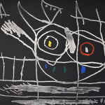 JOAN MIRÓ, Figure with Arrow | Personnage à la flèche noire, 1977