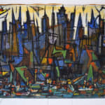 MARCEL JANCO, Lake Kinneret (Sea of Galilee), ca. 1950