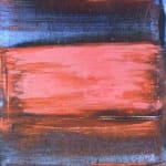 ANTAL BIRÓ, Red and Blue Composition, 1963
