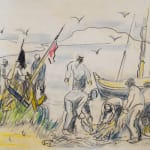 HERMANN MAX PECHSTEIN, Return of the Fishermen | Rückkehr der Fischer, 1931