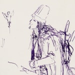 MIHÁLY VON MUNKÁCSY, Nude / Sketch for the Portrait of Franz Liszt, circa 1890