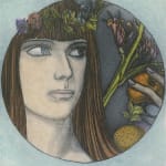 ERNST FUCHS, Aura (Eva Vignette), 1976