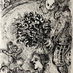 MARC CHAGALL, When Abdullah got the Net Ashore…, from: Four Tales from the Arabian Nights, 1948