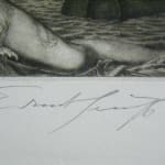 ERNST FUCHS, Aura (Eva Vignette), 1976