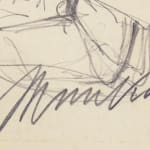 MIHÁLY VON MUNKÁCSY, Nude / Sketch for the Portrait of Franz Liszt, circa 1890