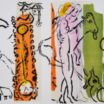 MARC CHAGALL, When Abdullah got the Net Ashore…, from: Four Tales from the Arabian Nights, 1948