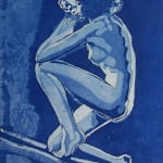 JACOB GILDOR, Woman in a Bar, ca. 1980
