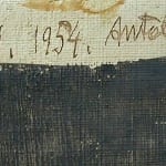 ANTAL BIRÓ, Red and Blue Composition, 1963