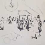 MARC CHAGALL, When Abdullah got the Net Ashore…, from: Four Tales from the Arabian Nights, 1948