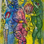 MARC CHAGALL, When Abdullah got the Net Ashore…, from: Four Tales from the Arabian Nights, 1948