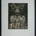 ERNST FUCHS, Aura (Eva Vignette), 1976